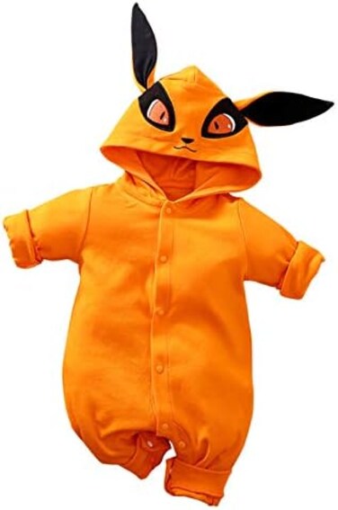 RELABTABY Cute Baby Boy Girl Romper Newborn Anime Onesie Toddler Halloween Cosplay Jumpsuit Outfit Clothes.