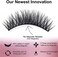 Luxillia 10 Piece Eyelash Magnetic Lashes with Eyeliner (Clear and Black- Natural Looking False Magnetic Eyelashes Kit with Waterproof Liquid Liner Applicator, 8D, 3D Look, Reusable Fake Eye Lash.