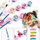 Elftoyer Paint by Numbers for KidsBeginner, DIY Canvas Painting Gift Kits - Colorful Cats and Butterflies 16 x 20 inch (Without Framed.