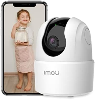 Imou Indoor Ranger 2C Wi-Fi Security Camera, 1080P Pan/Tilt, Home Surveillance Camera with Human Detection, Smart Tracking, Smart Sound Detection, Two-way Audio and Night Vision.