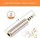 MIUONO 2. 5mm to 3. 5mm Adapter and 3. 5mm to 2. 5mm Adapter, Gold Plated Jack Stereo Full Metal Connector Converter for Smartphones, Headphone, Mic, Tablets Support MIC Function.
