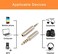 MIUONO 2. 5mm to 3. 5mm Adapter and 3. 5mm to 2. 5mm Adapter, Gold Plated Jack Stereo Full Metal Connector Converter for Smartphones, Headphone, Mic, Tablets Support MIC Function.
