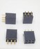 موصلات احترافية 25 عبوة 6P 2.54 مم 0.1 بوصة رؤوس دبابيس أنثوية PCB 2x3 صفوف مزدوجة 6 دبابيس مقابس أنثوية إلى ذكر مستقيم PCB DIP، صفوف مزدوجة لوحة PC شريط من خلال اللوحة (2x3-6P-25PK).