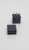 موصلات احترافية 25 عبوة 6P 2.54 مم 0.1 بوصة رؤوس دبابيس أنثوية PCB 2x3 صفوف مزدوجة 6 دبابيس مقابس أنثوية إلى ذكر مستقيم PCB DIP، صفوف مزدوجة لوحة PC شريط من خلال اللوحة (2x3-6P-25PK).