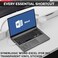 Synerlogic Word/Excel Windows Shortcut StickerReference Guide Keyboard Shortcut StickerWork from Home EssentialsExcel Shortcuts Cheat Sheet LaminatedNo-Residue Vinyl (Clear/Small, 1pc.