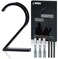 VONDERSO 5 Inch Floating House Number 2, Black Metal Modern Outdoor Address Sign for Yard Street and Mailbox, Zinc Alloy Solid Address Numbers and Letters with Exquisite Drawing Process.