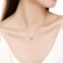 Presentski Birthstone Necklace for Women Sterling Silver 925 Solitaire Pendant Dainty Necklace Birthday Gifts for Women Birthstone Necklaces for Mom.