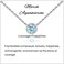 Presentski Birthstone Necklace for Women Sterling Silver 925 Solitaire Pendant Dainty Necklace Birthday Gifts for Women Birthstone Necklaces for Mom.