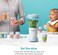 NutriBullet NBY-50100 Baby Complete Food-Making System, 32-Oz, White, Blue, Clear.