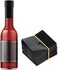 Morepack Black Shrink Bands,65x60 mm 200 Pieces Black Perforated Heat Shrink Wrap Sealer for Hot Sauce Bottles,Woozy Bottles and Beverage Bottles,Shrink Wrap Bands [Compatible Diameter Range: 1 1/4&rdquo; &ndash;