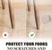 Yelanon Felt Furniture Pads -182 Pcs Furniture Pads Self Adhesive, Felt Chair Pads, Anti Scratch Floor Protectors for Furniture Feet Chair Legs, Furniture Felt Pads for Hardwoods Floors, Brown.