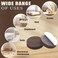 Yelanon Felt Furniture Pads -182 Pcs Furniture Pads Self Adhesive, Felt Chair Pads, Anti Scratch Floor Protectors for Furniture Feet Chair Legs, Furniture Felt Pads for Hardwoods Floors, Brown.