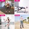 Bbtops Pilates Bar Kit with Resistance Bands,3-Section Pilates Bar with Stackable Bands Workout Equipment for Legs,Hip,Waist and Arm,Exercise Fitness Equipment for WomenMen Home Gym Yoga Pilates.