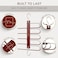 MORALVE Pants Hangers Space Saving - 2 Pack European Beechwood Scarf and Jean Hangers - Closet Organizer and Space Saver Pant Rack, Leggings Hanger, and Scarf Holder with 360 Swivel Hook.