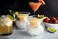 KooK Glass Caviar Chiller Server Set, Serving Dish with Ice Holder, for Shrimp, Appetizers, Liquor, Martinis and Cocktails, Dishwasher Safe, 5 oz Bowl, Set of 2.