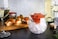 KooK Glass Caviar Chiller Server Set, Serving Dish with Ice Holder, for Shrimp, Appetizers, Liquor, Martinis and Cocktails, Dishwasher Safe, 5 oz Bowl, Set of 2.