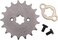 Magkowar 428 Front Enigine Sprocket with Retainer Plate Sets for Motorcycle Dirt Bike (428-17mm, 17T.