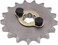 Magkowar 428 Front Enigine Sprocket with Retainer Plate Sets for Motorcycle Dirt Bike (428-17mm, 17T.