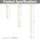 VANBARIS Gold Necklace Extenders 14k Gold Plated Extender Chain 925 Sterling Silver Extension Bracelet Extender Gold Chain Extenders for Necklaces 3 Pcs (1 2 3 Inch(Gold.
