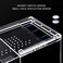 NANEEZOO Magnetic Acrylic Reptile Cage, 6"x6"x9" Tall Enclosure Transparent Reptile Breeding Box Terrarium Tank for Tarantula Scorpion Sling Isopods Invertebrates Insect Mantis.