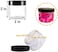OJYUDD 20 Pack 2 oz Clear Plastic Round Slime Containers,Empty Plastic Storage Jars with Black Lids,Refillable Storage Container for Slime,Cosmetic,Cream,Paint,Jewelry.