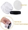 OJYUDD 20 Pack 2 oz Clear Plastic Round Slime Containers,Empty Plastic Storage Jars with Black Lids,Refillable Storage Container for Slime,Cosmetic,Cream,Paint,Jewelry.