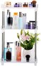 AfooBezos 3 Tier Acrylic Clear Bathroom Organizer Countertop Counter Vanity Tray Corner Shelf for Skincare Comestics.
