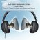 SIMOLIO Long Cord Headphones for TV and PC with Volume Control and Mic, 21. 6FT/6. 6M Extended Cable with Clip, RCA3. 5mm AUX Audio, Fold-Flat Stereo Over Ear Wired TV Headphones, SM-906TV.