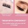 Luxillia Magnetic Eyelashes with Eyeliner 7 Piece Set, Most Natural Looking Magnetic Lashes Kit with Applicator, Best 8D, 3D Look, Reusable Fake Eye Lash, No Glue, Strongest Waterproof Liquid Liner.