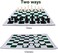 Juegoal 20" Portable ChessCheckers Set, 2 in 1 Travel Board Games for Kids and Adults, Folding Roll up Chess Game Sets, Extra 26 Checker Pieces, Tournament Thick Mousepad Mat with Storage Bag.