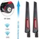 QYAJS WiFi Antenna Dual Band 2. 4GHz 5. 8GHz 10 DBI RP-SMA Router for PCI-E WiFi Network Card USB Wireless Adapter Security IP Camera.