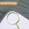 Buganda Memory Foam Bathroom Rug Mat 24x16, Extra Soft and Absorbent Bath Mats, Non-Slip and Machine Washable Bath Rugs for Bathroom Floor,Tub and Shower, Grey.