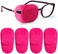 Hecaty 4 Pack Eye Patches for Kids Girls Boys, Soft Eye Patch for Gl, Medical Eye Patch for Children Treating Lazy Eye Amblyopia Strabismus and After Surgery (Rose Red.