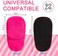 Hecaty 4 Pack Eye Patches for Kids Girls Boys, Soft Eye Patch for Gl, Medical Eye Patch for Children Treating Lazy Eye Amblyopia Strabismus and After Surgery (Rose Red.