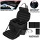 Trunab Patrol Bag Police Gear Bag Car Front Seat Organizer for Law Enforcement Military Duty Bag with 15. 6&rdquo; Laptop Sleeve, Cups Holder, MOLLE Strips, Fits Vehicle Passenger Seat.