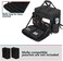 Trunab Patrol Bag Police Gear Bag Car Front Seat Organizer for Law Enforcement Military Duty Bag with 15. 6&rdquo; Laptop Sleeve, Cups Holder, MOLLE Strips, Fits Vehicle Passenger Seat.