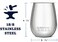 كوب نبيذ YETI Rambler سعة 10 أونصة، معزول بتفريغ الهواء، مصنوع من الفولاذ المقاوم للصدأ مع غطاء MagSlider، لون كحلي.