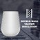 كوب نبيذ YETI Rambler سعة 10 أونصة، معزول بتفريغ الهواء، مصنوع من الفولاذ المقاوم للصدأ مع غطاء MagSlider، لون كحلي.