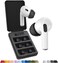 AutoLine Pro Foam Masters Memory Foam Ear Tips for AirPods 1st2nd Gen3 PairsNewest Version 4. 0 -ComfortableSecureBetter Noise CancellationReplacement Buds (Medium, Black.