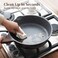 SENSARTE Nonstick Deep Frying Pan Skillet, 10/11/12-inch Saute Pan with Lid, Stay-cool Handle, Chef Pan Healthy Stone Cookware Cooking Pan, Induction Compatible, PFOA Free (10-Inch.