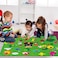 WATINC Insect Teaching Felt Board Story Set 3. 5 Ft 45Pcs Preschool Bug Animals Caterpillar Bee Butterfly Dragonfly Storytelling Flannel Early Learning Play Kit Wall Hanging Gift for Toddlers (Green.