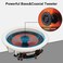 Herdio 300 Watts 6. 5 Inches Ceiling Bluetooth Speakers For Office,Kitchen,Living Room,Bathroom,7. 6 Inch Cutout Diameter(1 Pair.