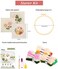 Pllieay 3 Set Punch Needle Embroidery Starter Kits Include Instruction, Punch Needle Fabric with Pattern, Yarns, Embroidery Hoops for Rug-PunchPinch Needle.