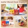 GAMENOTE Rotating Art Supplies Organizer - Lazy Susan Office School Supply for Kids Desk Organization and Storage Homeschool Craft Caddy Classroom (Large.