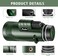 Pankoo 40X60 Monocular Telescope with Smartphone HolderTripod, 2021 Power Prism Compact Monoculars for Adults Kids HD Monocular Scope for Bird Watching Hunting Hiking Concert Travelling.