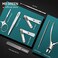MR.GREEN MR. GREEN Manicure Sets Pedicure Kits Stainless Steel Nail Clipper Personal Care Tools with PU Leather Case (Green.