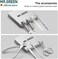 MR.GREEN MR. GREEN Manicure Sets Pedicure Kits Stainless Steel Nail Clipper Personal Care Tools with PU Leather Case (Green.