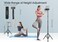 elitehood Aluminum iPad Stand Floor, Tripod Holder - 165cm Adjustable iPad Pro 12. 9 Stand, iPad Holder Stand for iPad Pro 12. 9, 11 inch, iPad Air, Mini 2 3 4 and 4. 7-13" Tablets and Phones&ndash; Black.
