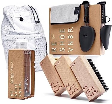Reshoevn8r Premium Shoe and Sneaker Cleaning Kits, for for Suede, Mesh, Leather, Nubuck and Most Materials.