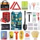 Vetoos Car Roadside Emergency Kit with Jumper Cables, Auto Vehicle Safety Road Side Assistance Kits, Winter Car Kit Essentials for Women and Men, with Car Repair Tool Set, Folding Survival Shovel.